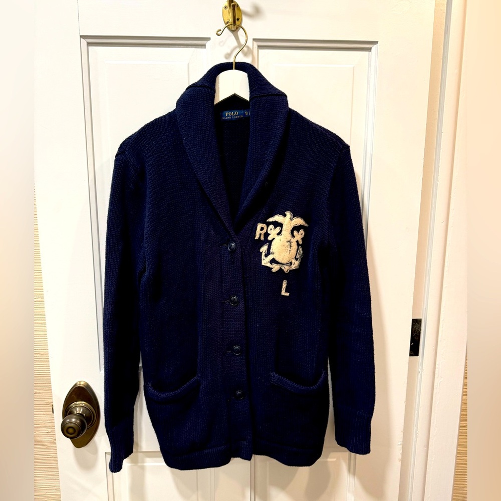 Polo Ralph Lauren Patched Cardigan